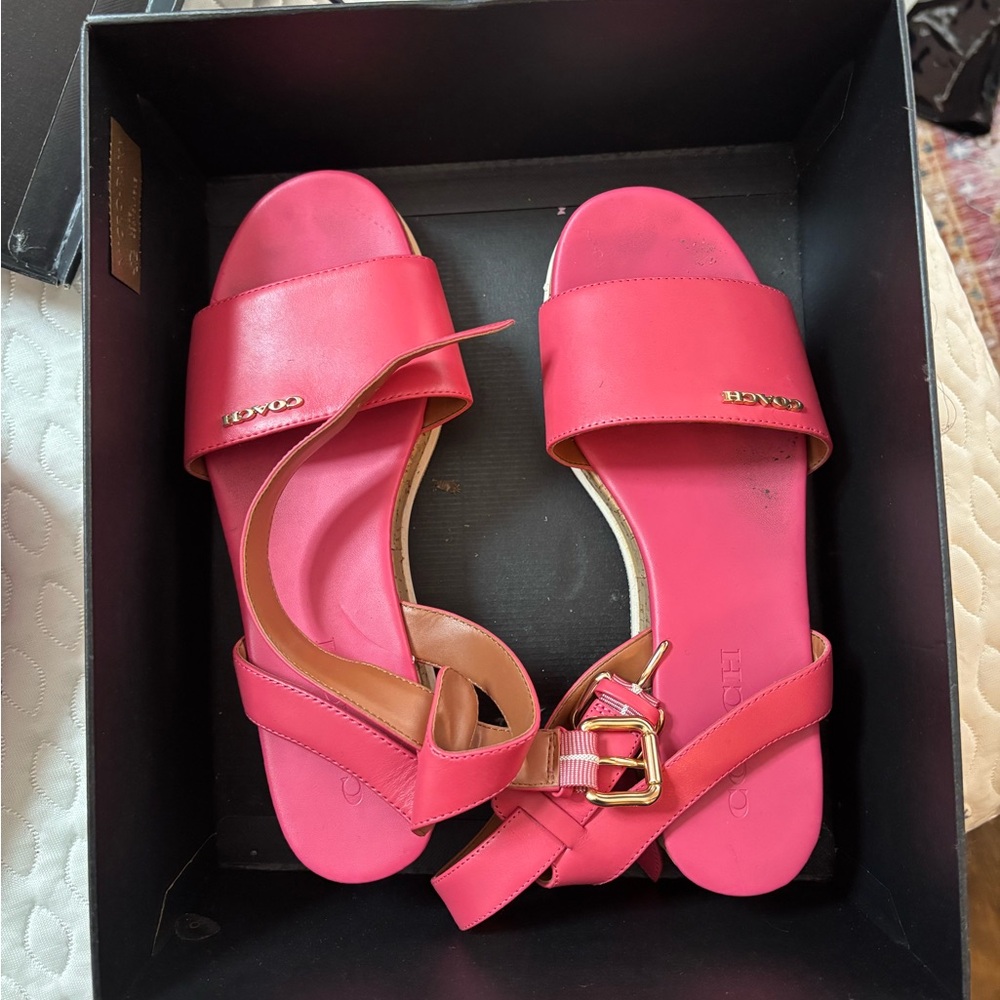 Coach Women's Pink Sandals
